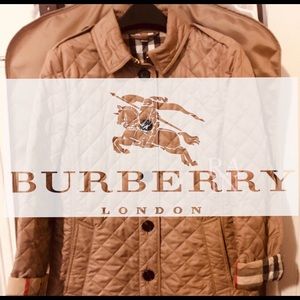 BURBERRY diamond quilted iconic jacket✨